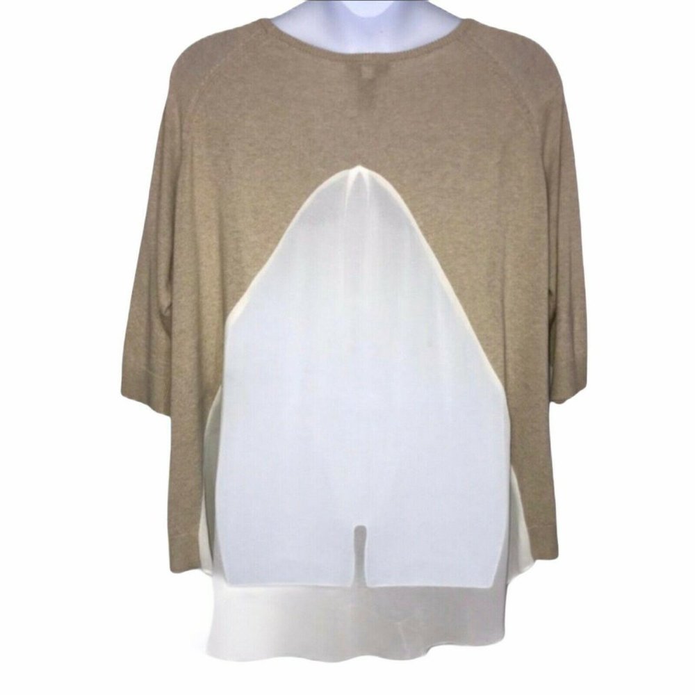 Lane Bryant Tan Lightweight Pullover Sweater 22/24 - Picture 4 of 5